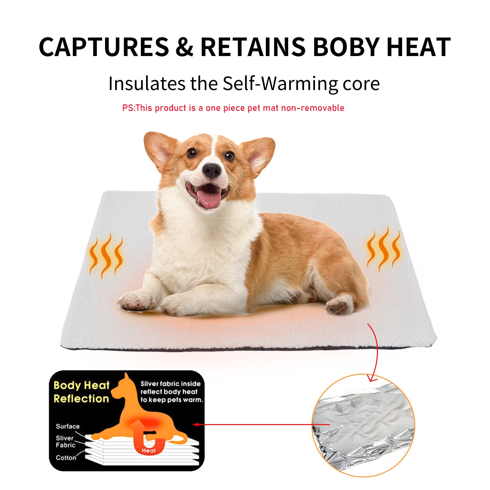 WarmPaws™ Self-Heating Winter Pet Mat