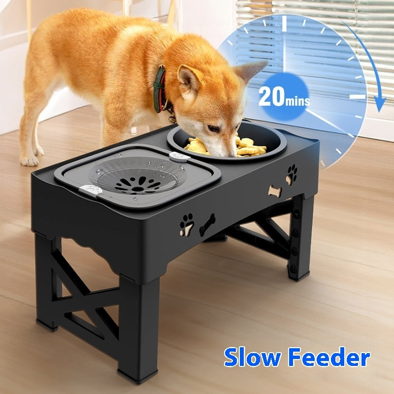 PawElevate™ Adjustable Double Feeder Bowl