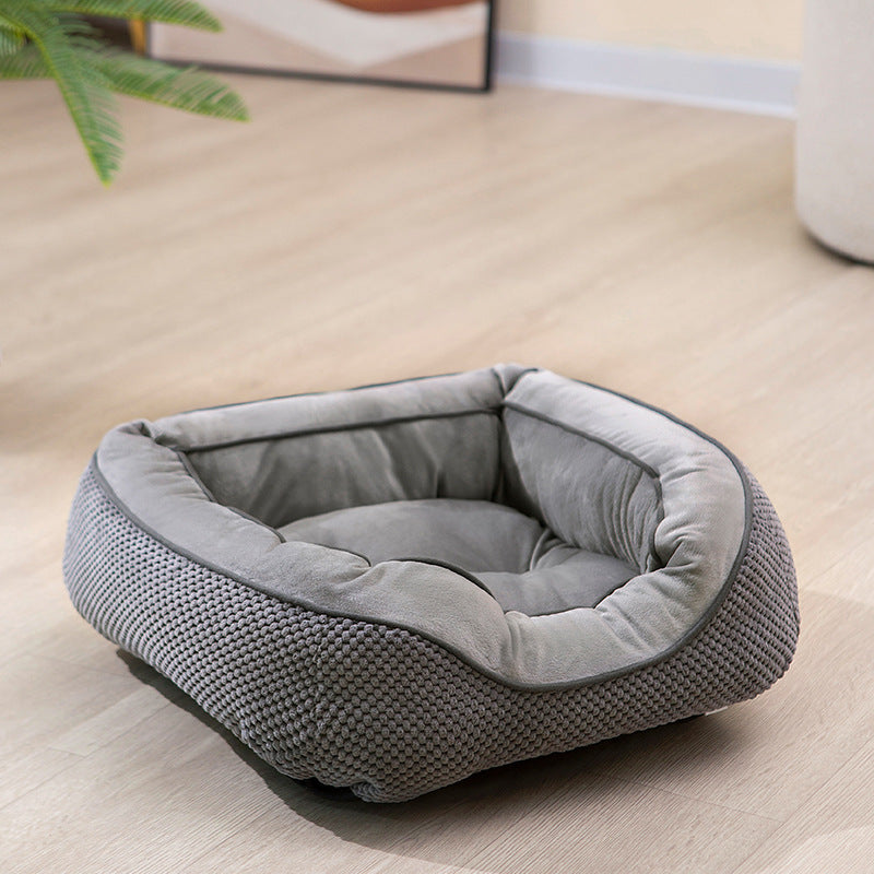 SnuggleRest™ Calming Pet Plush Bed