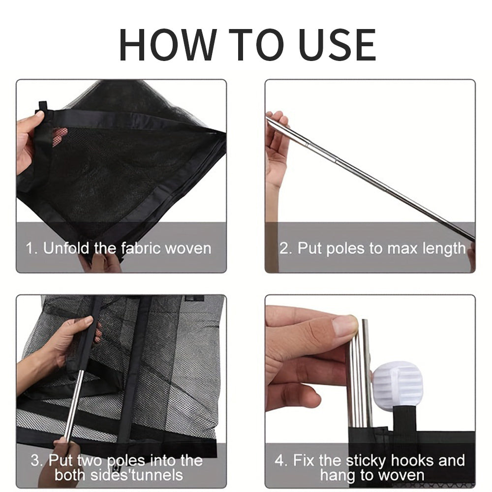 SafeBound™ Pet Isolation Mesh Gate