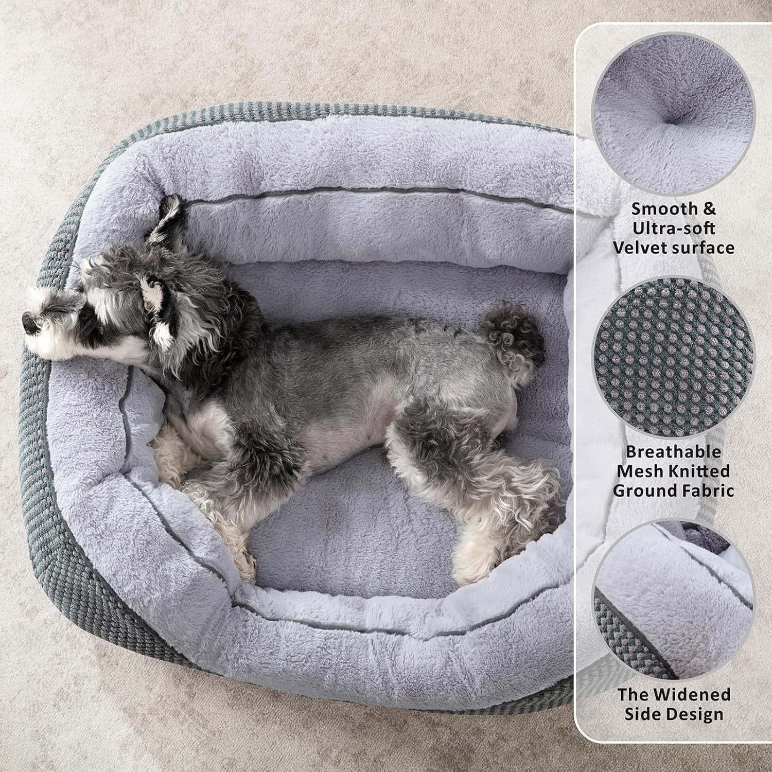 SnuggleRest™ Calming Pet Plush Bed