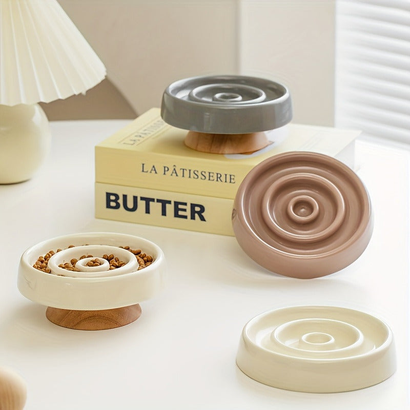 MeowMend™ Ceramic Slow Feeder Bowl