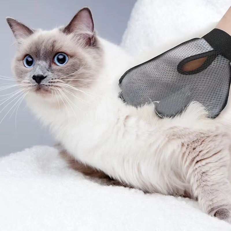 FurTouch™ Pet Silicone Grooming Glove