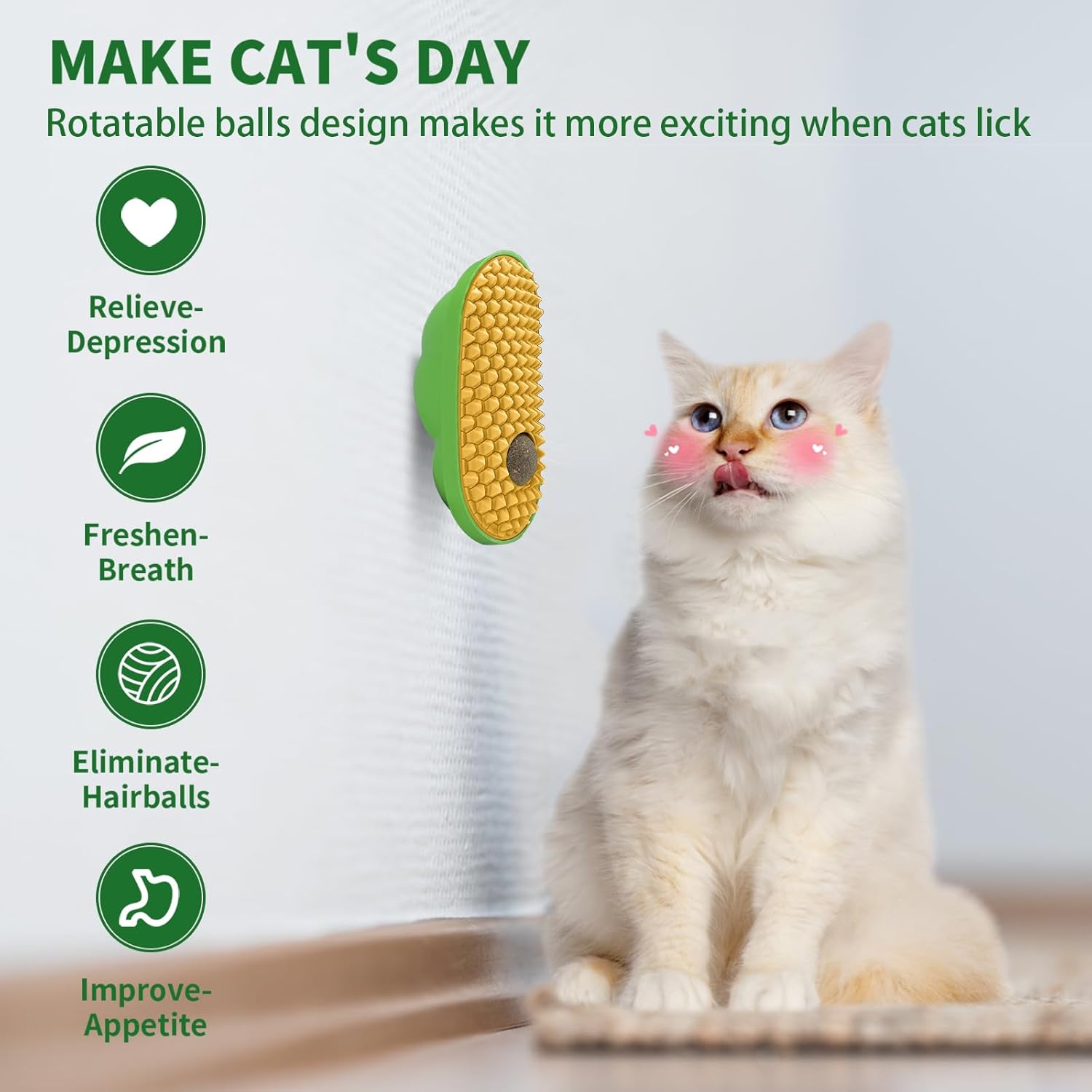 GroomiePaw™ Cat Wall Scratching Brush