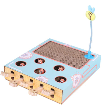 WhiskerWhack™ Interactive Cat Teaser & Scratcher Toy