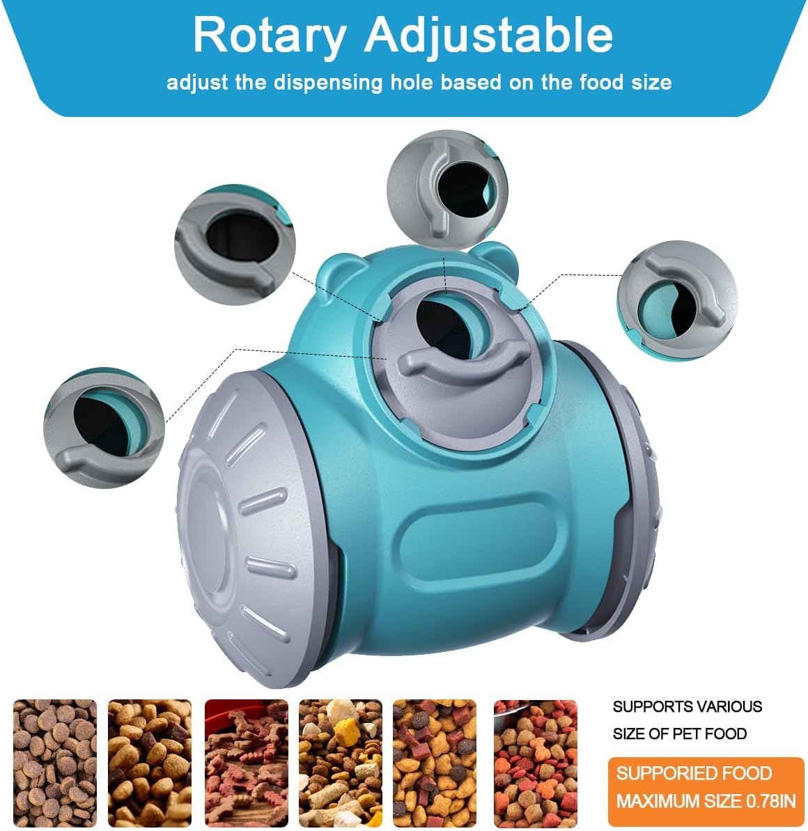 PawBot™ Interactive Feeder Tumbler Toy