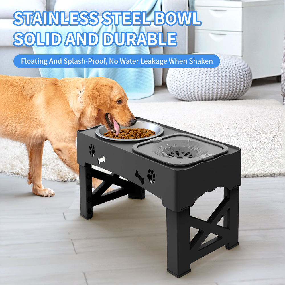 PawElevate™ Adjustable Double Feeder Bowl