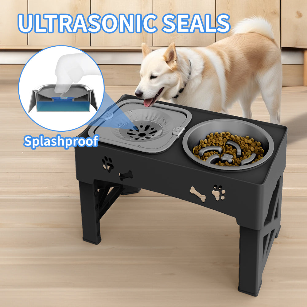 PawElevate™ Adjustable Double Feeder Bowl