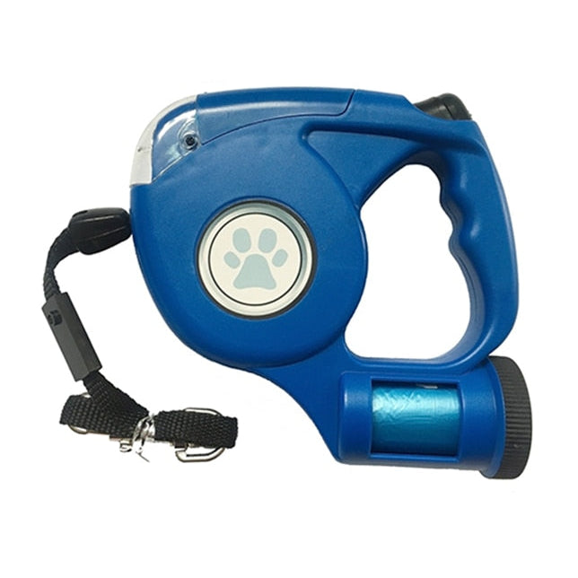 GlowWalk™ LED Retractable Dog Leash