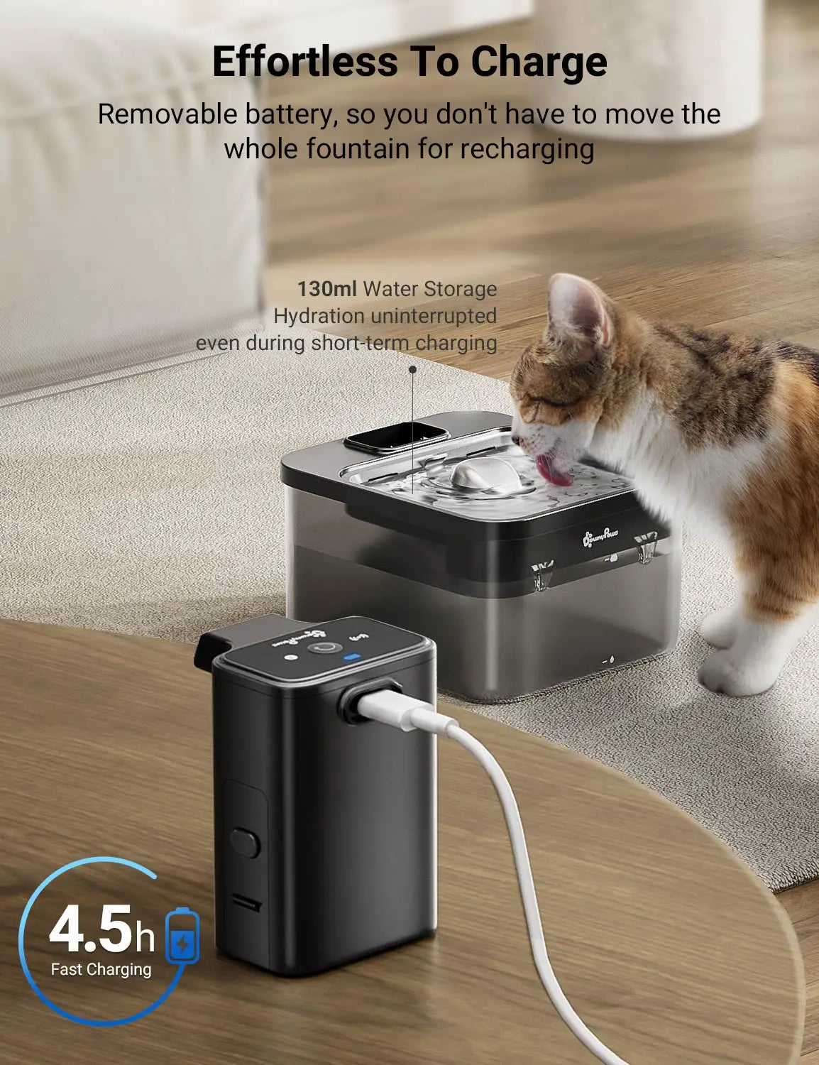 DownyPaws™ Automatic Pet Water Fountain