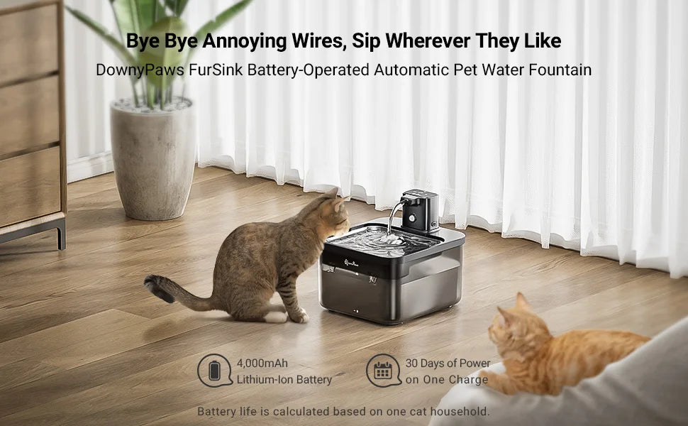 DownyPaws™ Automatic Pet Water Fountain