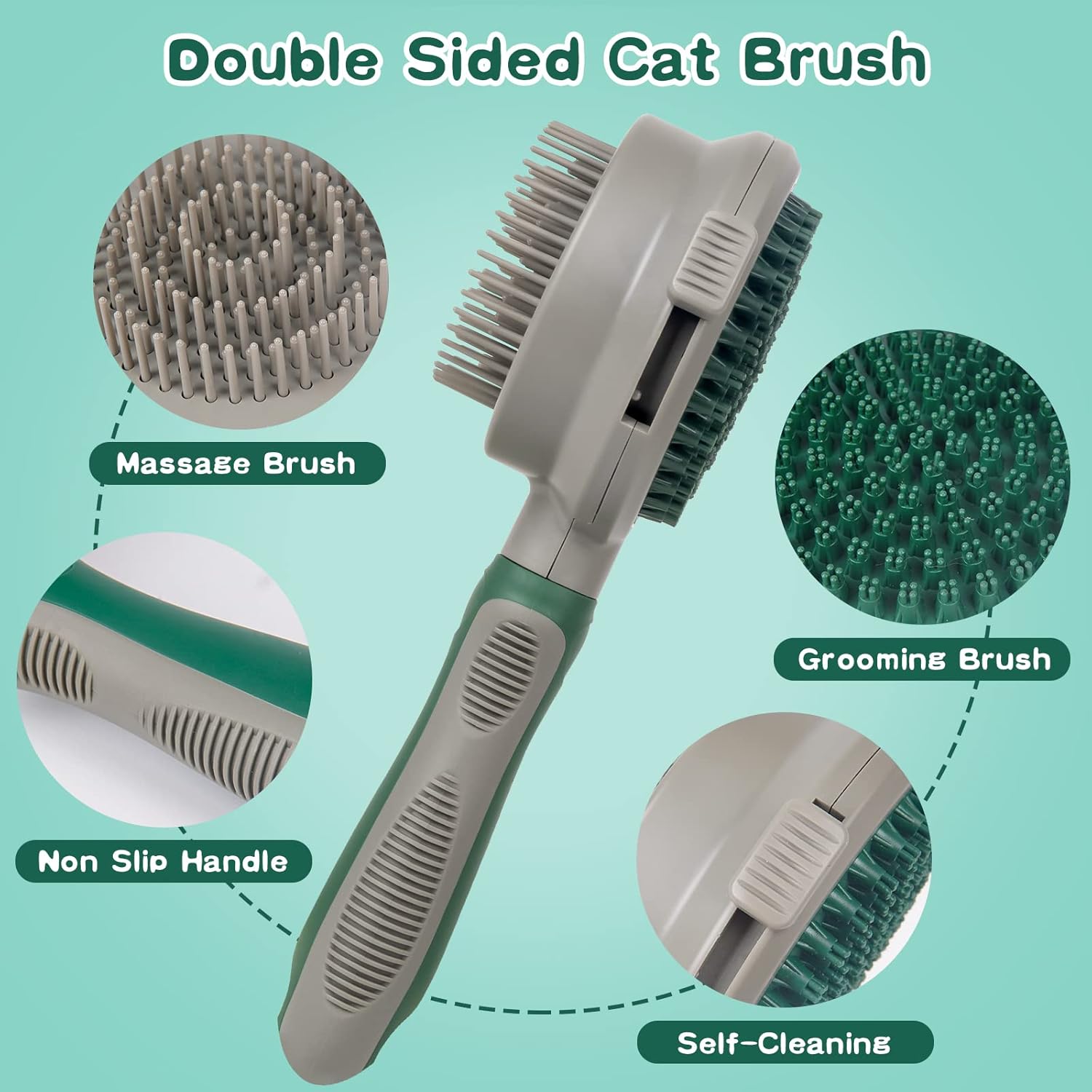 GroomMate™ Self-Cleaning Pet Hair Brush