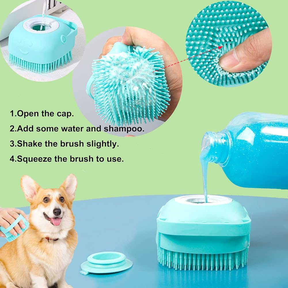 SqueakyClean™ Silicone Shampoo Massage Brush