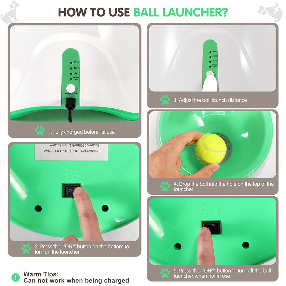 FetchMate™ Smart Tennis Ball Launcher