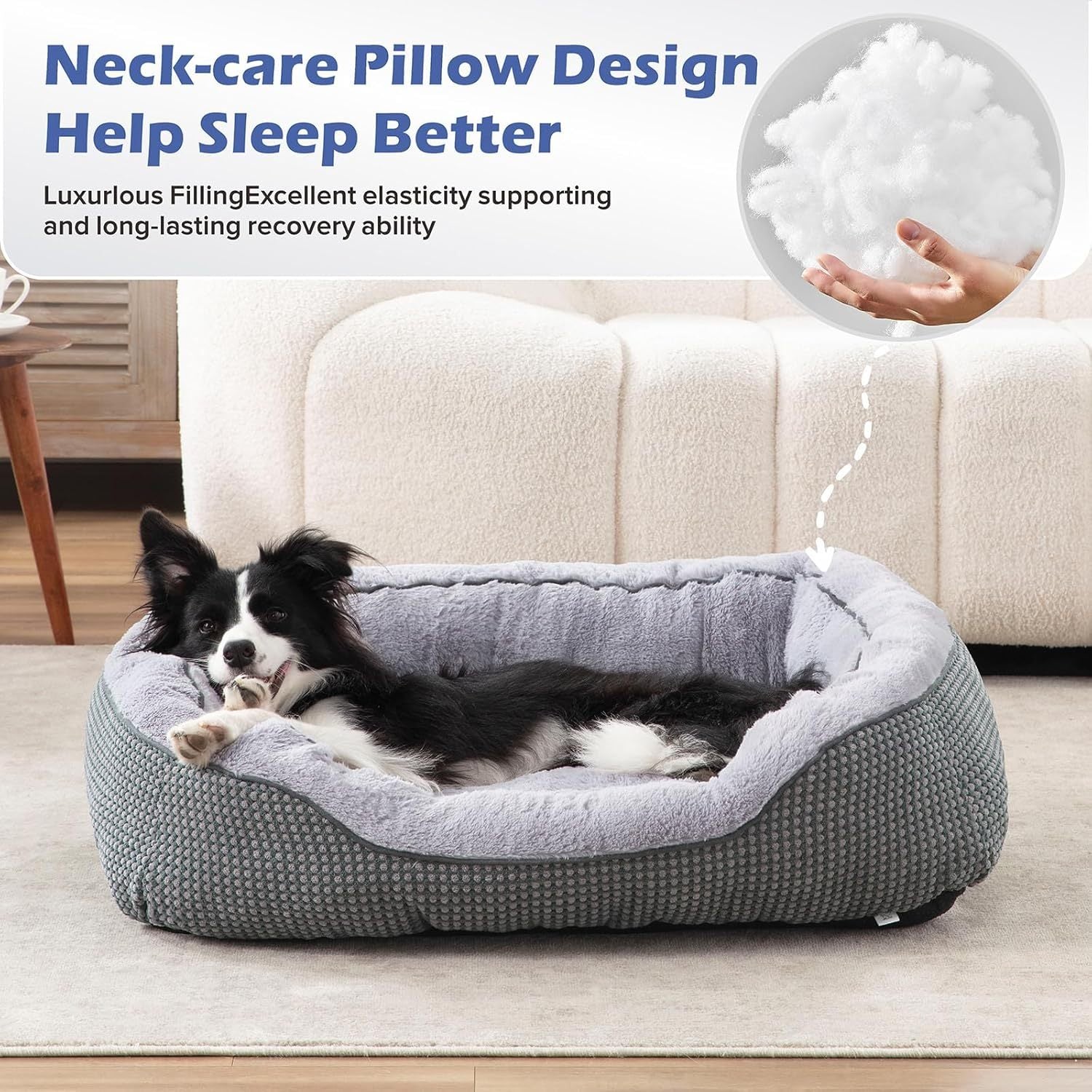 SnuggleRest™ Calming Pet Plush Bed